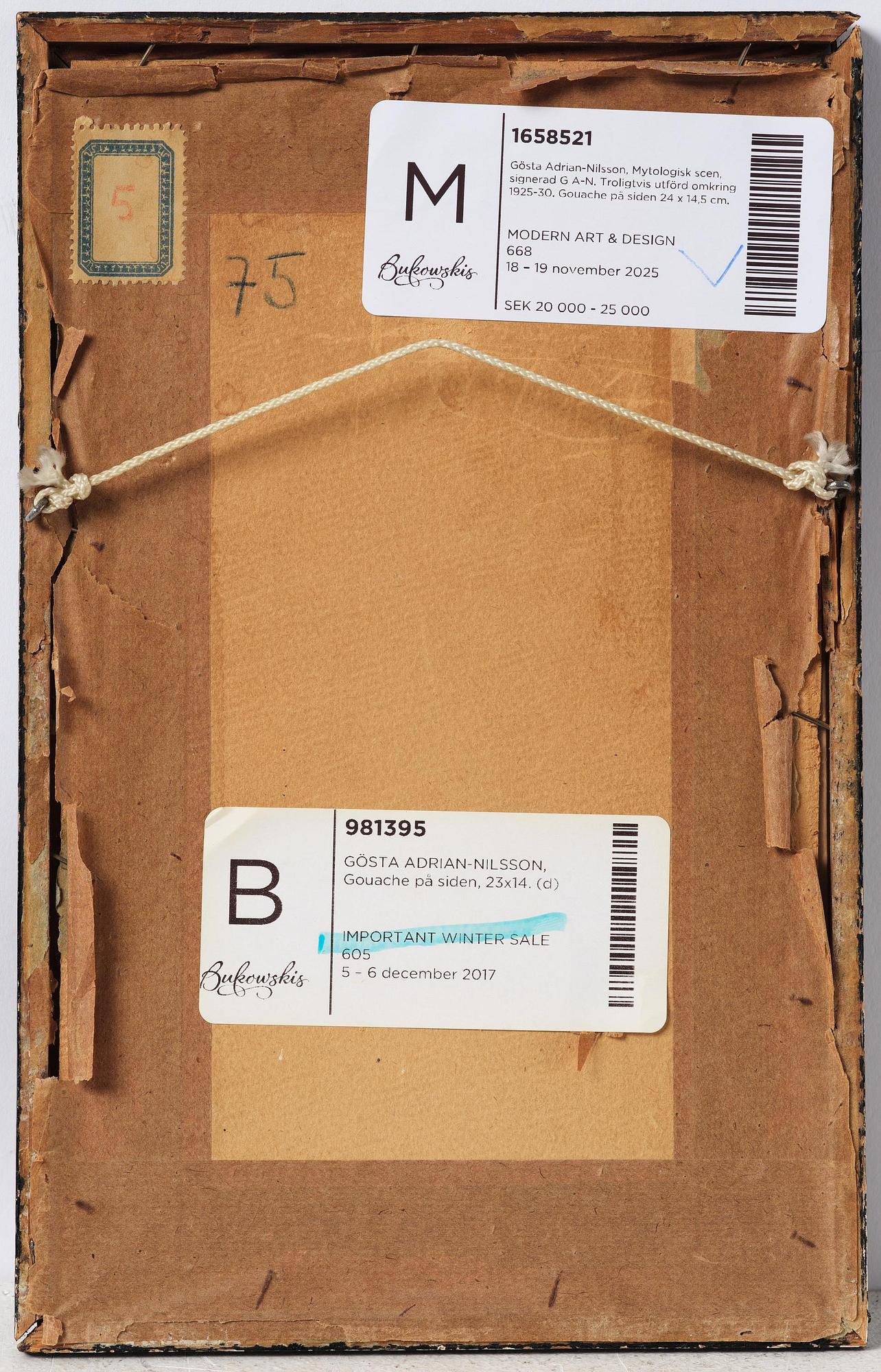 Gösta Adrian-Nilsson, Mytologisk scen.