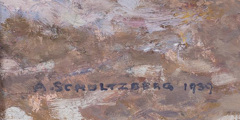 Anshelm Schultzberg, "I Kolskogen, motiv fr. Ulvshyttan".