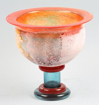 SKÅL PÅ FOT, glas, Kosta Boda.