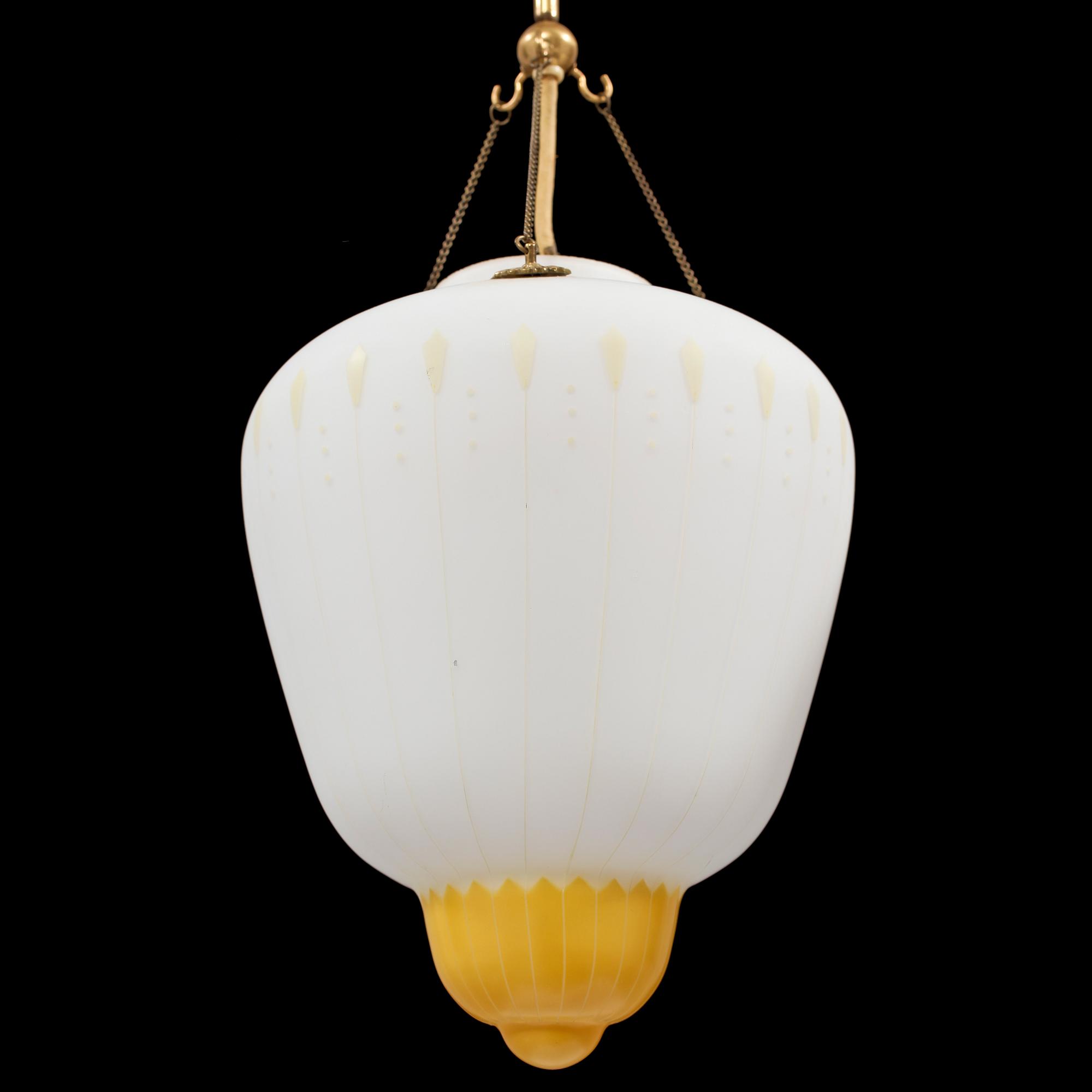 TAKLAMPOR, ett par, 1900-talets mitt. H ca 50.