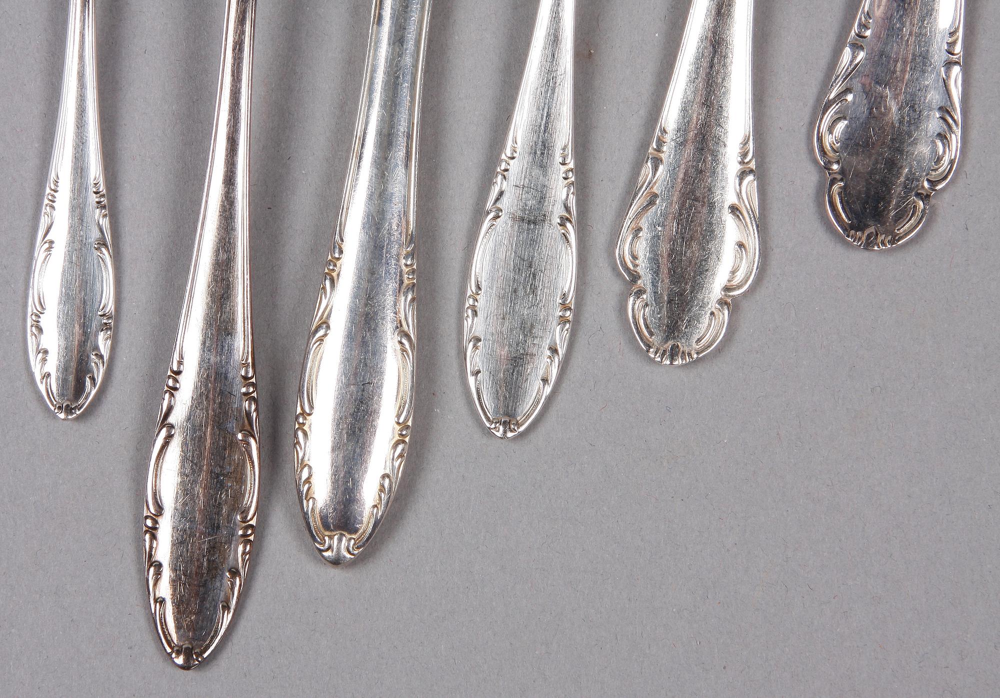 BESTICKSERVIS, nysilver, "Haga", 1900-talets mitt.