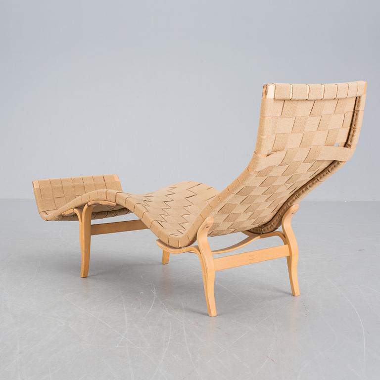 VILFÅTÖLJ, "Pernilla 3", Bruno Mathsson, brännmärkt.