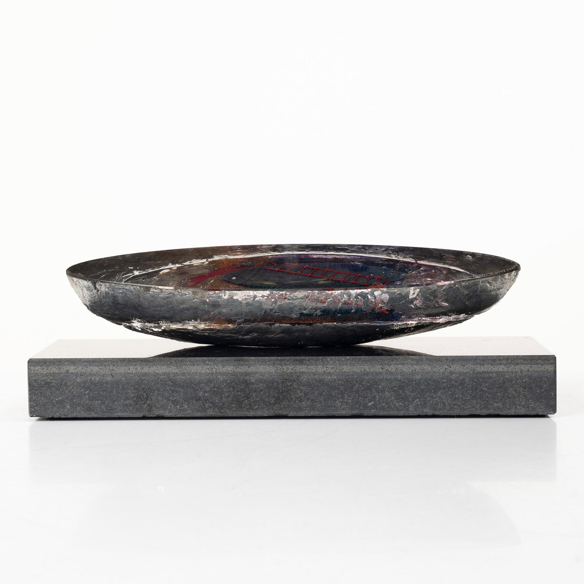 Bertil Vallien, glass sculpture, Kosta Boda.