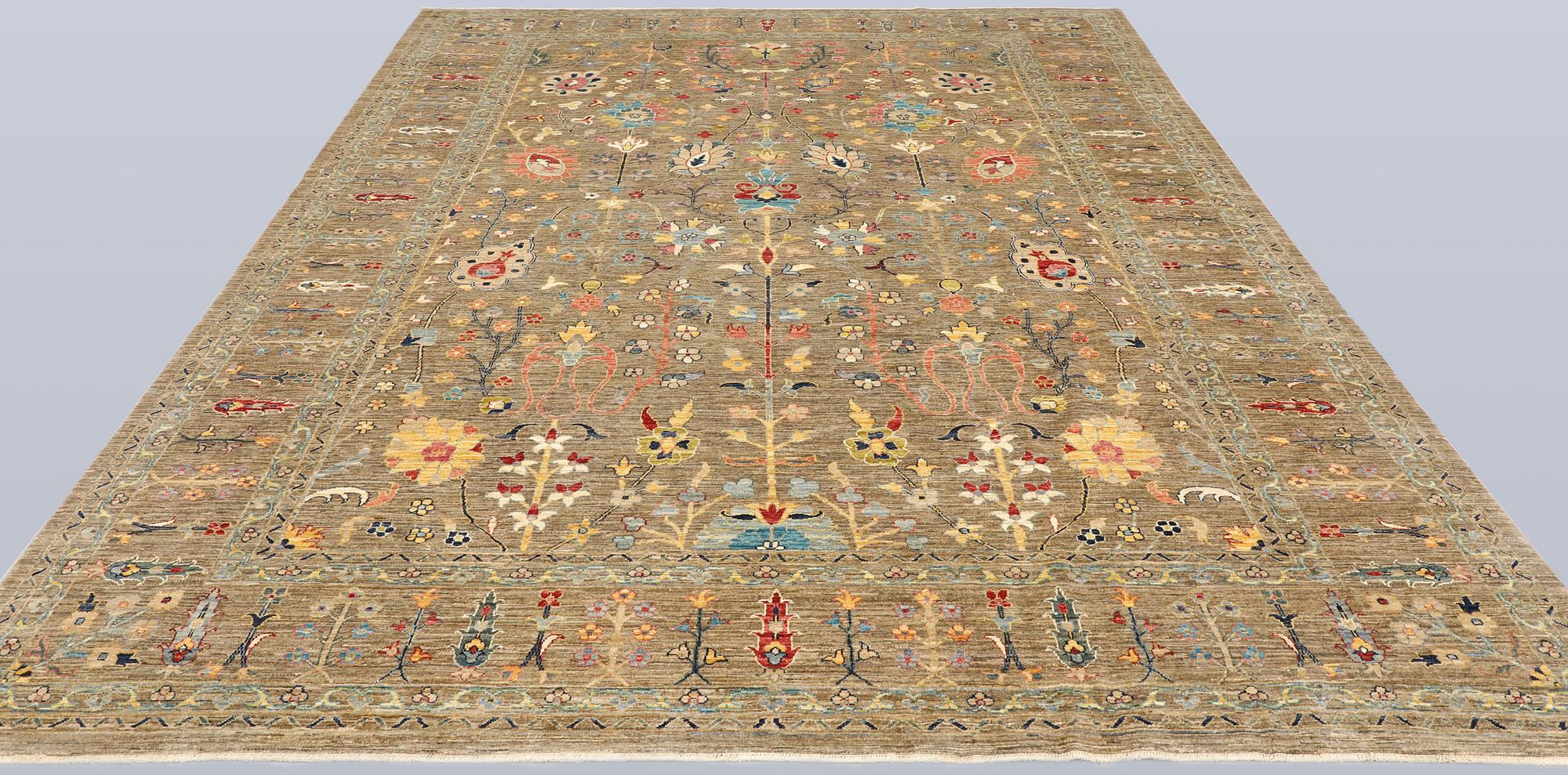 A carpet, Ziegler design, approx. 376 x 269 cm.