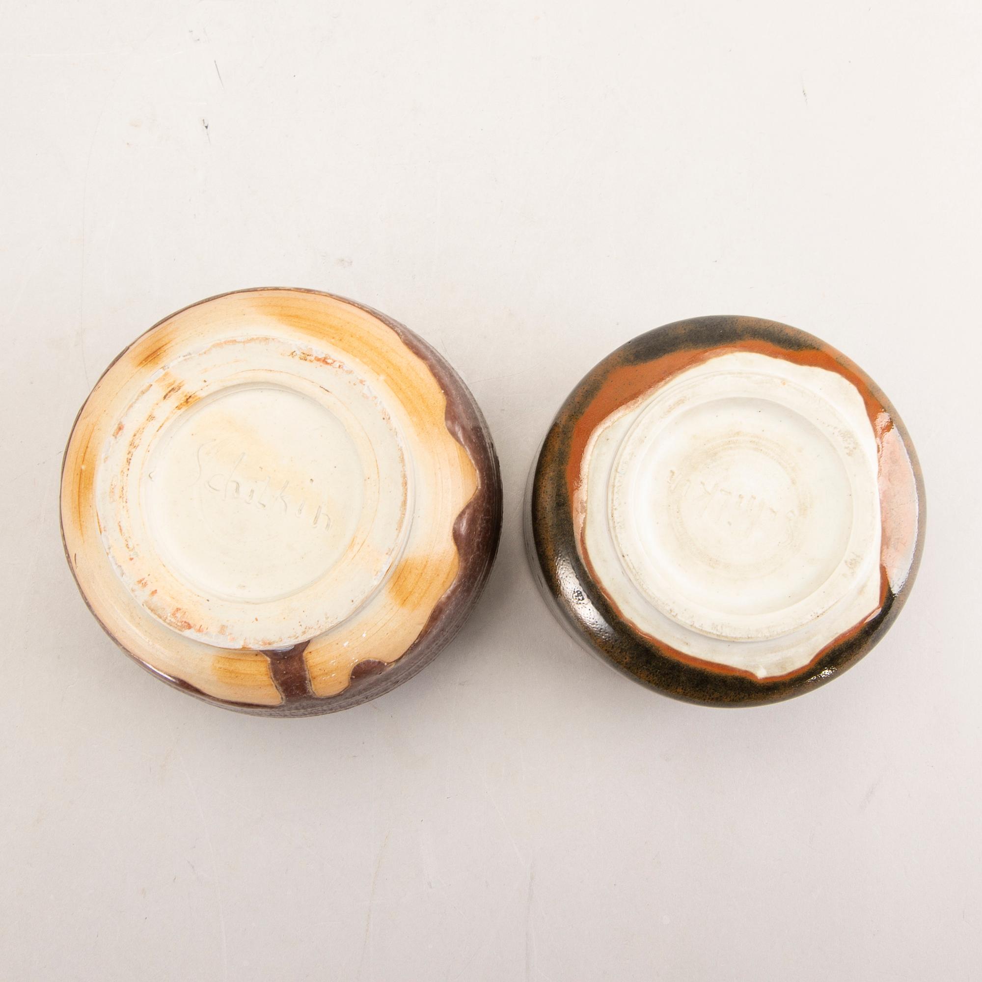 Michael Schilkin, bowls, 2 pcs.