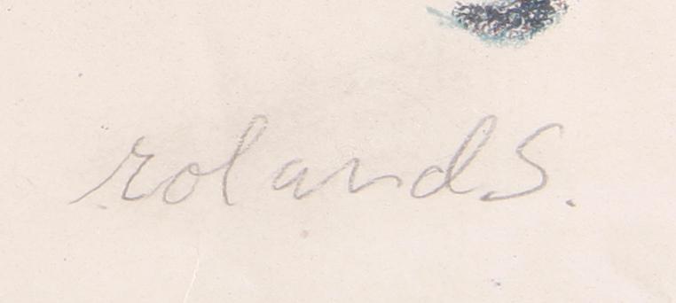 SVENSSON, ROLAND. Litografi, sign.