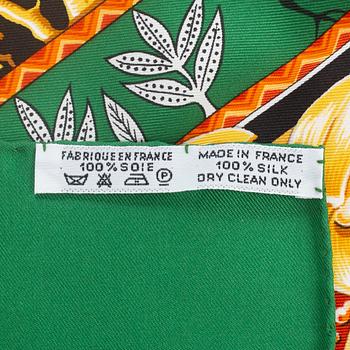Hermès, scarf "Au Son du Tam-Tam".