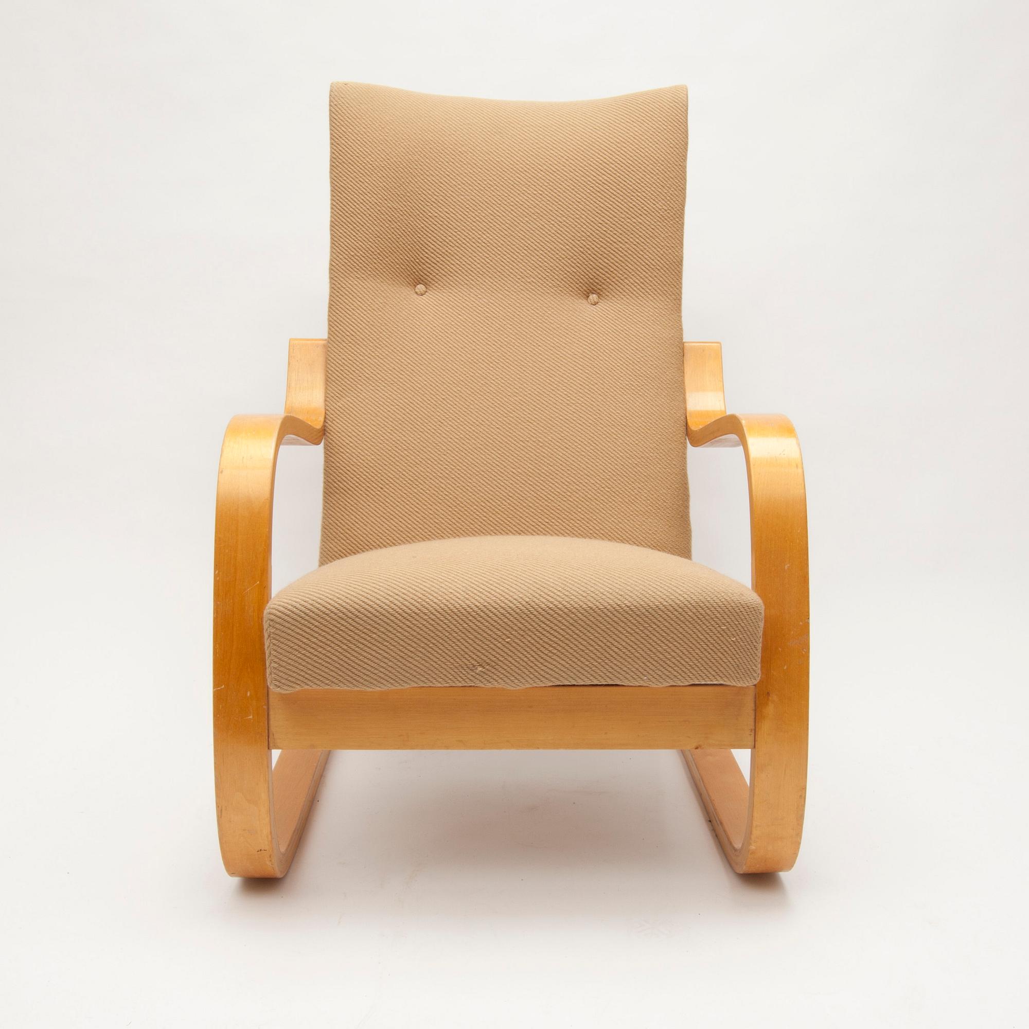 FÅTÖLJ, modell 402, Alvar Aalto, Artek 1900-talets mitt.