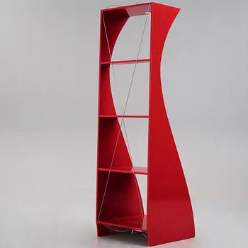 Mårten Claesson, "Dino", bokhylla, unik prototyp, utförd på Konstfack 1992.