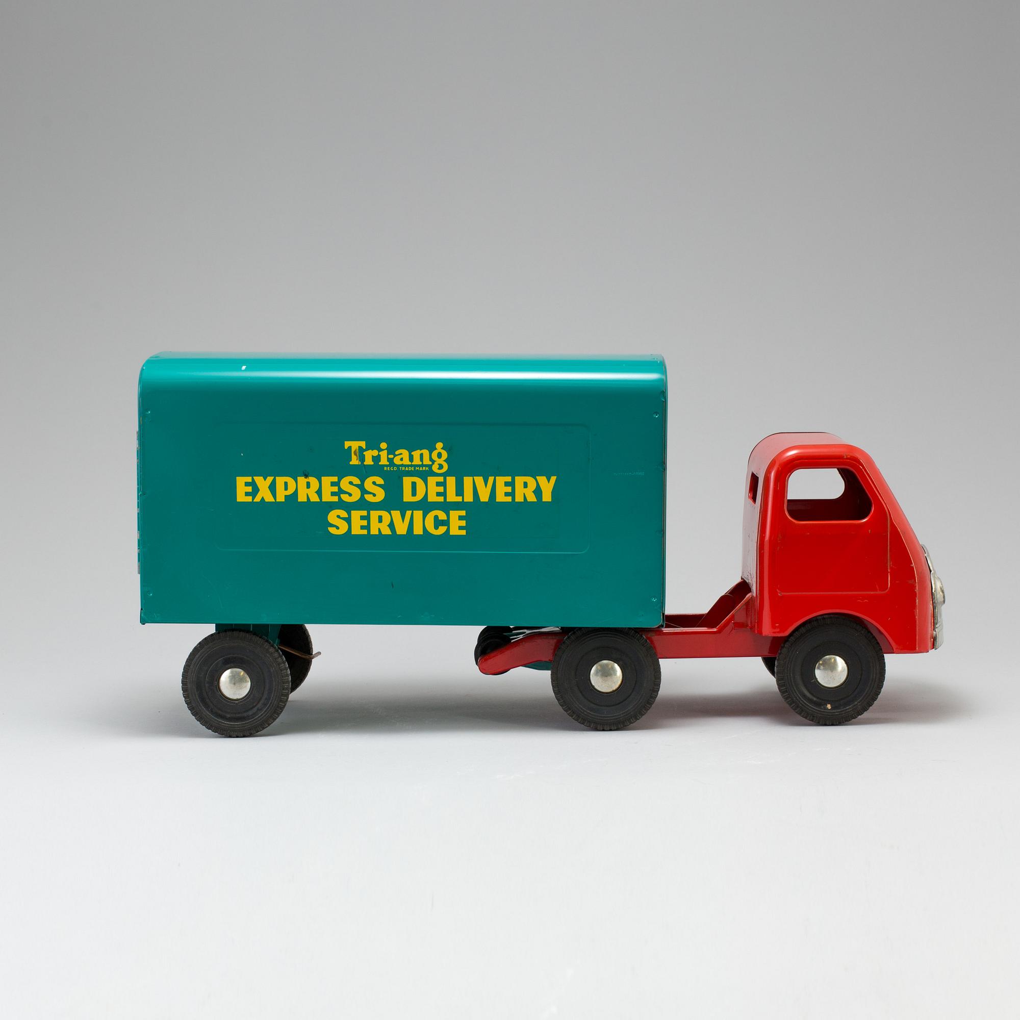 a Tri-ang toy car from the 1960's.