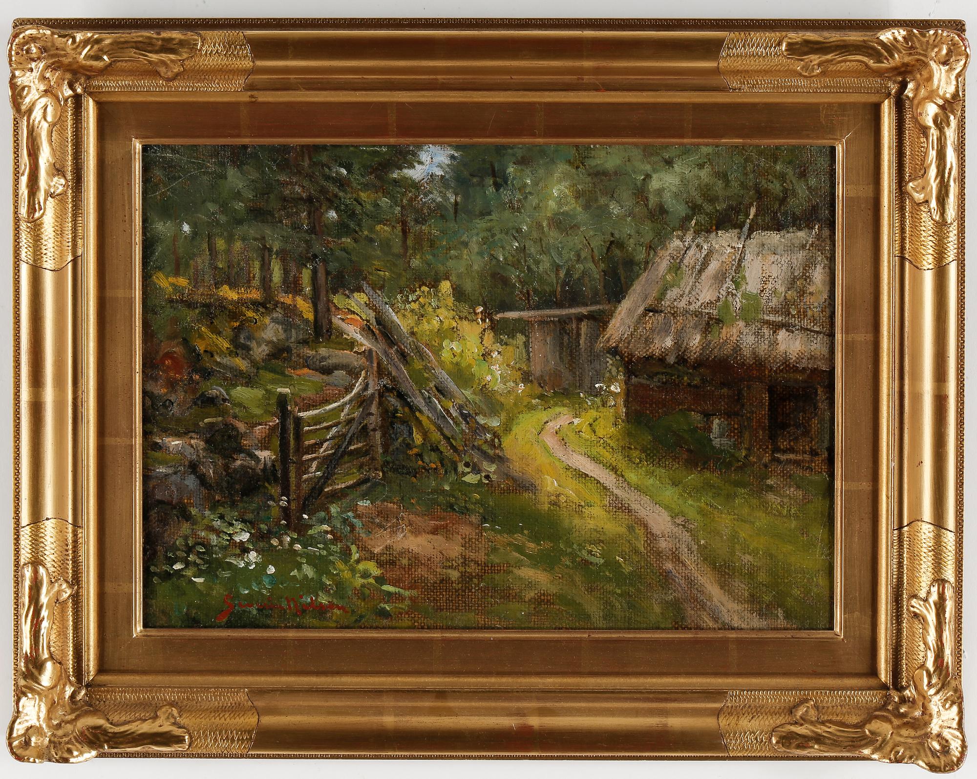SEVERIN NILSON, olja på duk, signerad.