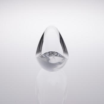 KAJ FRANCK, LASIVEISTOS. Lansetti. Sign. K. Franck, Nuutajärvi Notsjö -57.