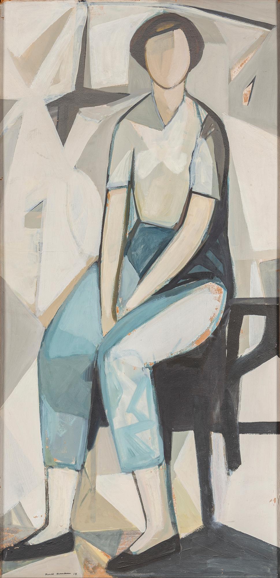 BERTIL BERNTSSON, oil on masonite, signed Bertil Berntsson and dated 1953.