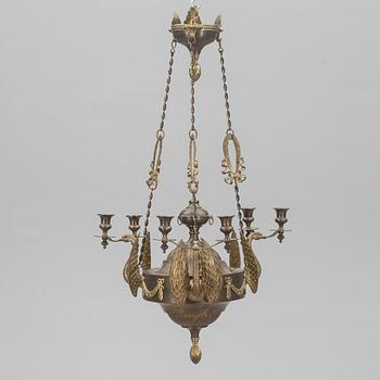 TAKLAMPA, empirestil. 1900-talets början.