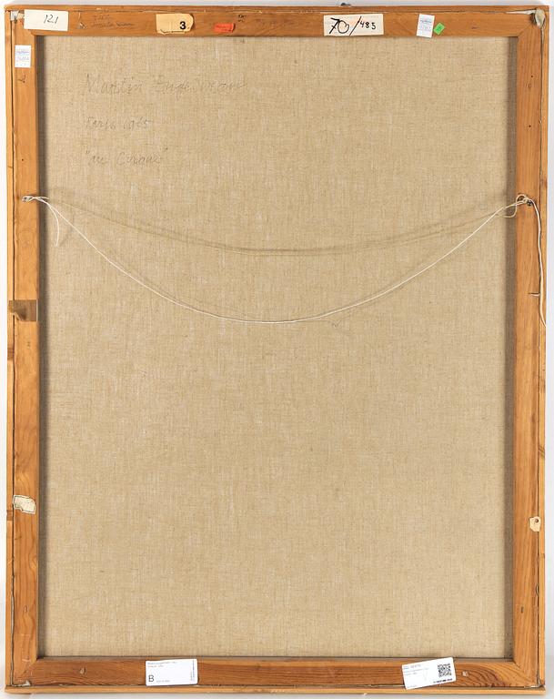 MARTIN ENGELMAN, oljemålning på duk, signerad.