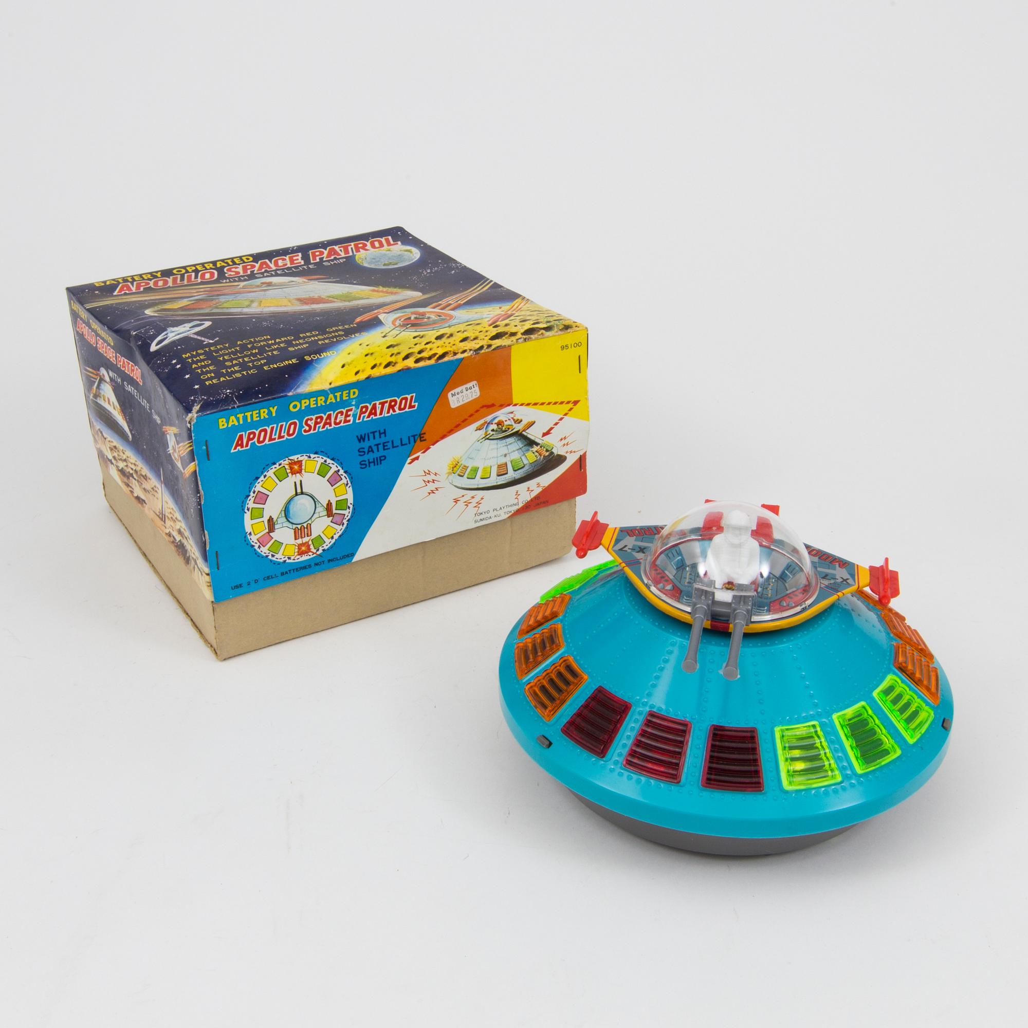 A TPS "Apollo Space Patrol" flying saucer, Japan, 1960s.