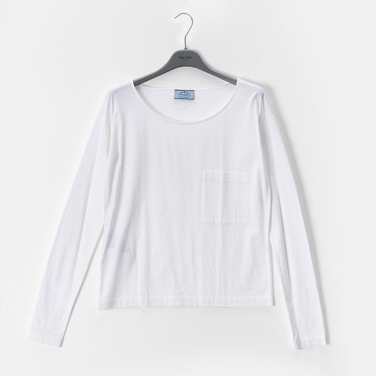 Prada, two cotton tops, size XS.