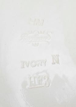 LOCKURNA, majolika, Rörstrand, 1800-talets andra hälft.