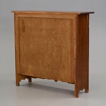 BRÖDERNA ERIKSSON (The Eriksson brothers), attributed to, a stained and carved book case, Art Nouveau, Arvika, Sweden.