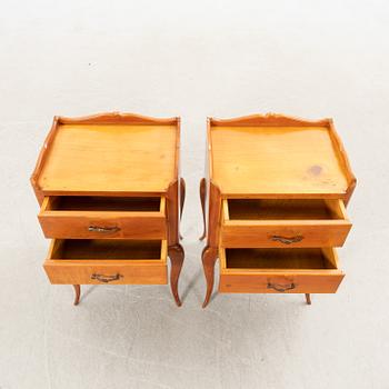 Sängbord, ett par, 1900-talets första hälft.