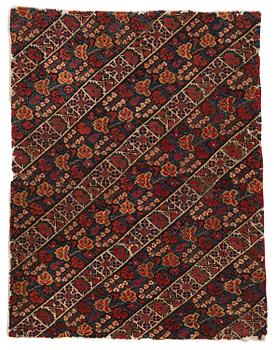 331. A carrige cushion, Scania, c. 76 x 62 cm, around 1800-1825.