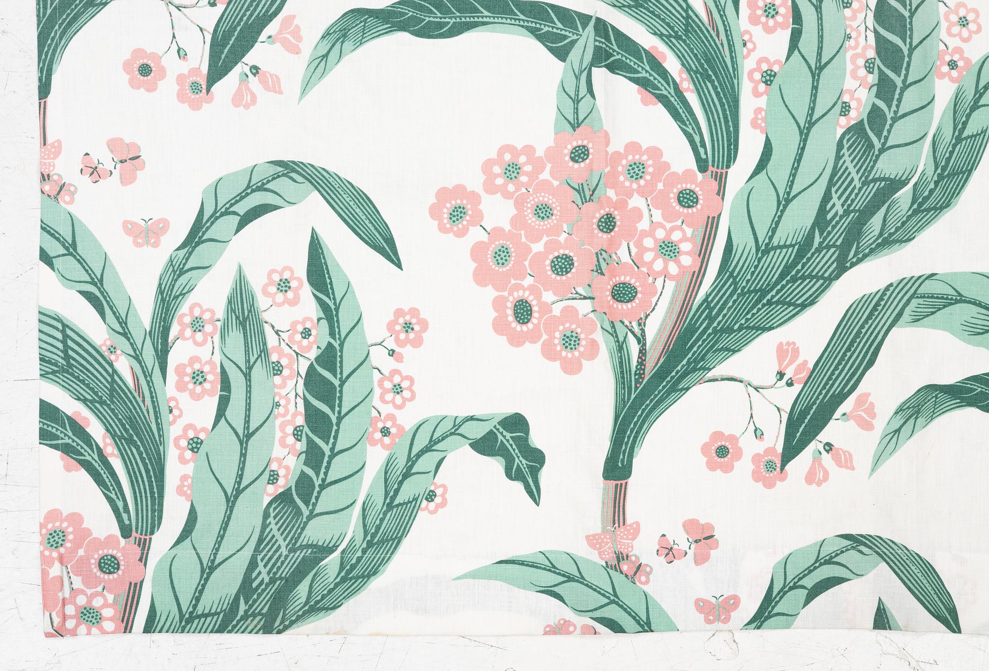 Josef Frank, Curtain, "Delhi", Svenskt Tenn.