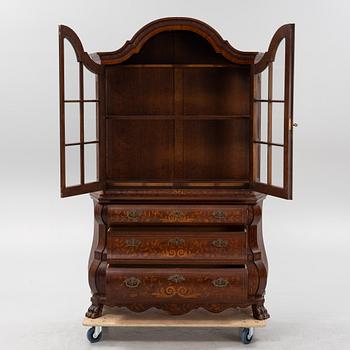 A Dutch style inlay cabinet, first half of the 20th Century.