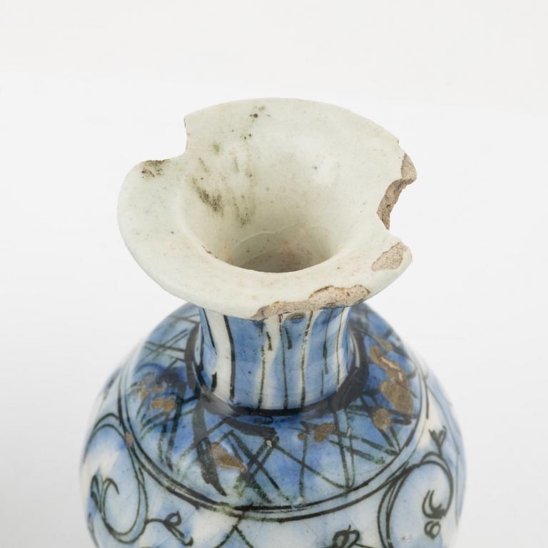 A set of two Persian (Iranian) Vases, 19th/20th century.