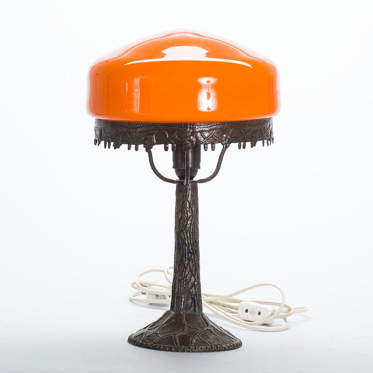 BORDSLAMPA, sk Strindbergslampa, 1900-talets första hälft.