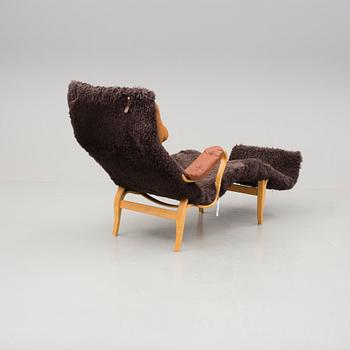VILFÅTÖLJ, "Pernilla 3", Bruno Mathsson, brännmärkt.