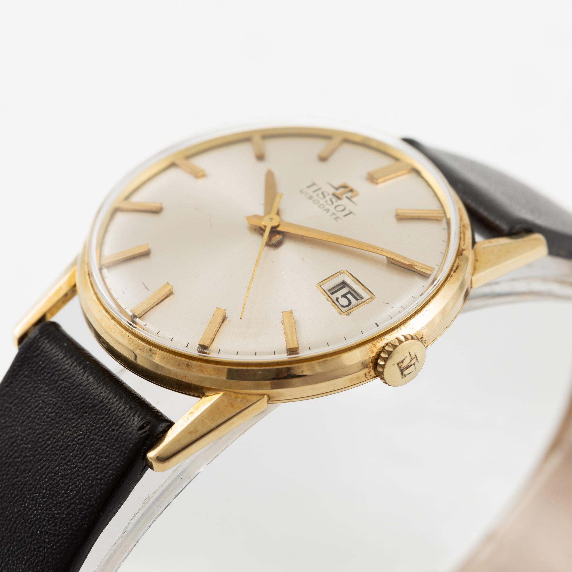 Tissot, wristwatch, 34 mm.