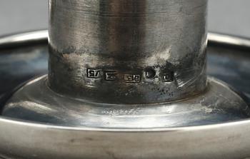 LJUSSTAKAR, ett par, silver, 1920-tal. 368 gram.