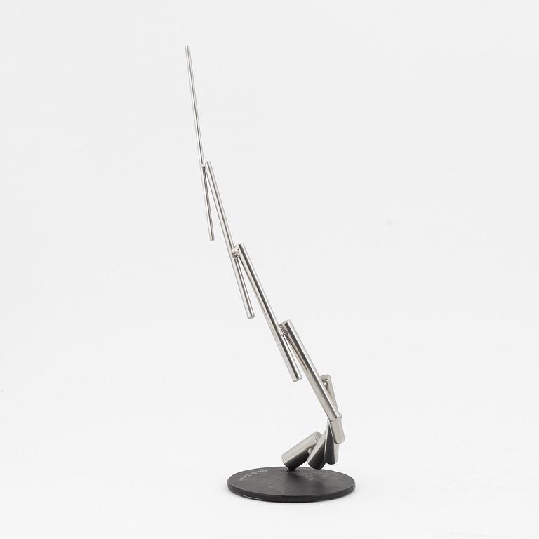 Oscar Reutersvärd, sculpture, steel, signed,