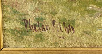 Phelan Gibb, oil on canvas, signed.