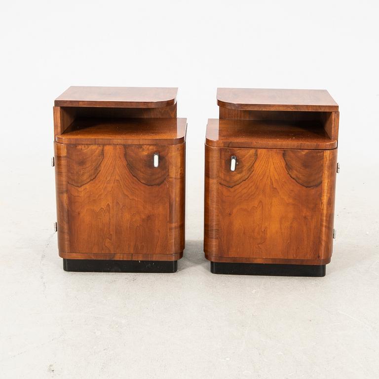 Sängbord ett par 1900-talets första hälft.