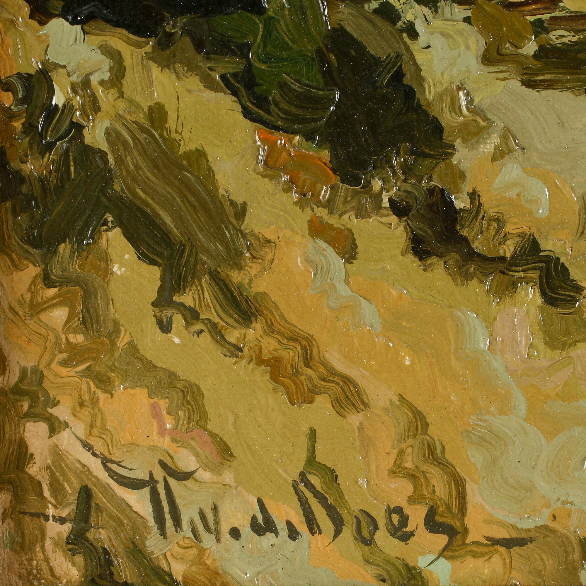 WILLEM VAN DER DOES, olja på duk. Sign.