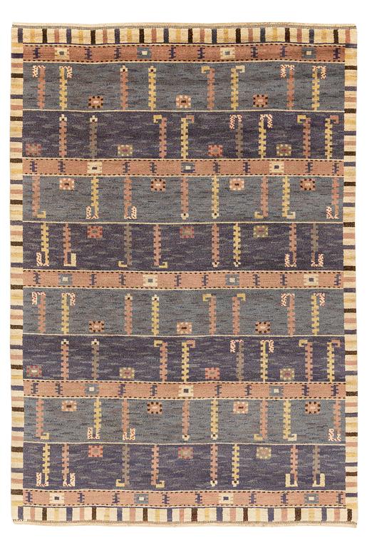 Märta Måås-Fjetterström, a carpet, "Ståndaren", knotted pile, ca 298 x 212 cm, signed MMF.