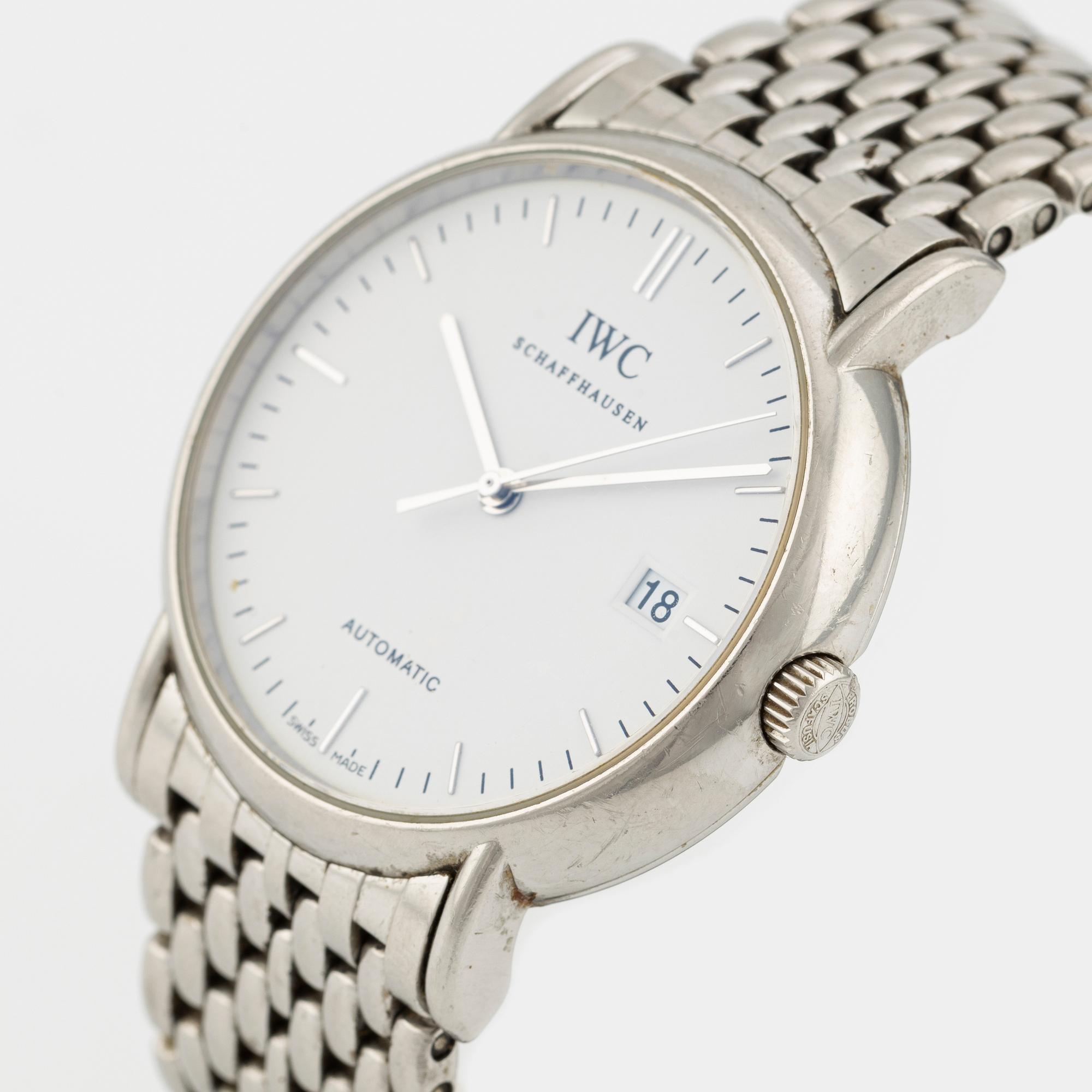 IWC, Schaffhausen, Portofino, wristwatch, 38 mm.
