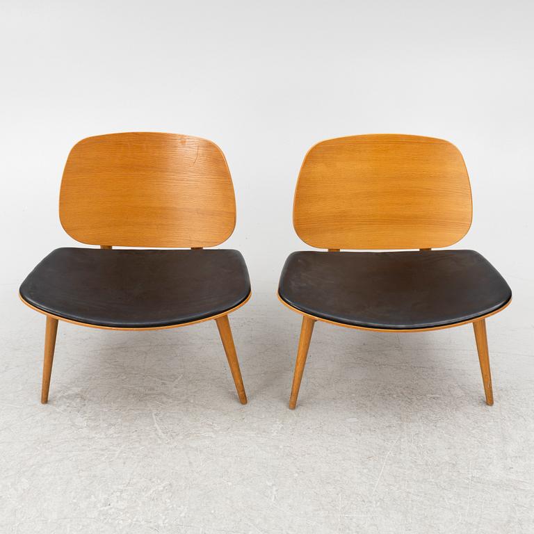 Jonas Lindvall, a pair of 'Papa' lounge chairs for Skandiform, 21st century.