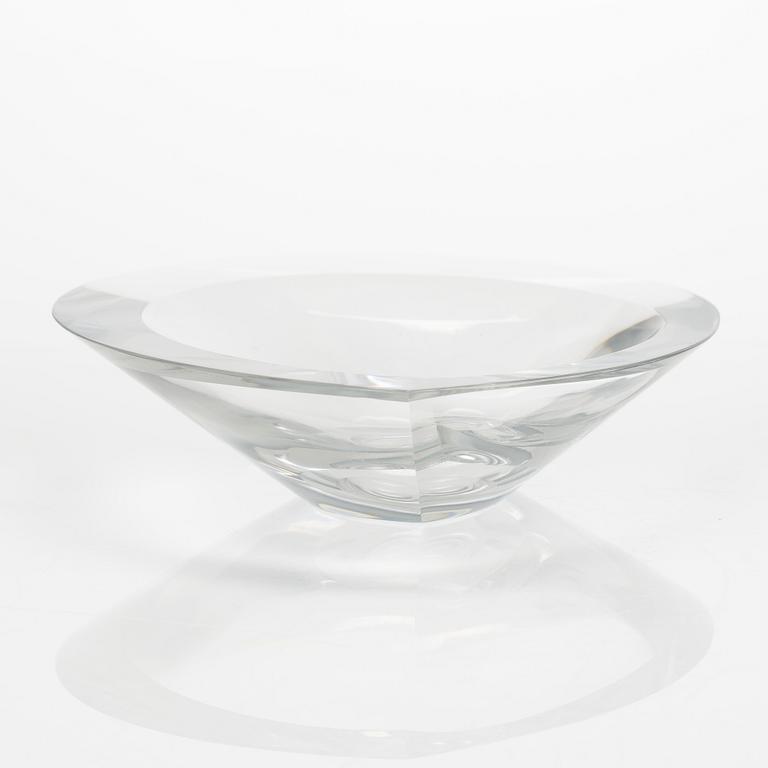 Tapio Wirkkala, konstglas, skål, signerad Tapio Wirkkala, Iittala -56.