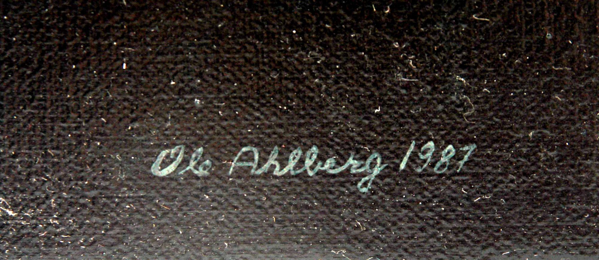 OLE KOFOED AHLBERG, olja på duk, sign och dat 1987.