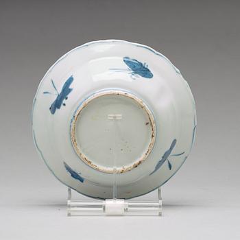 A set of ten blue and white dishes, Ming dynasty, Wanli (1572-1623).