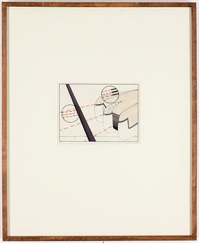 STEN EKLUND, gouache, signed.