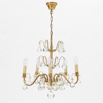 A chandelier, mid 20th Century.