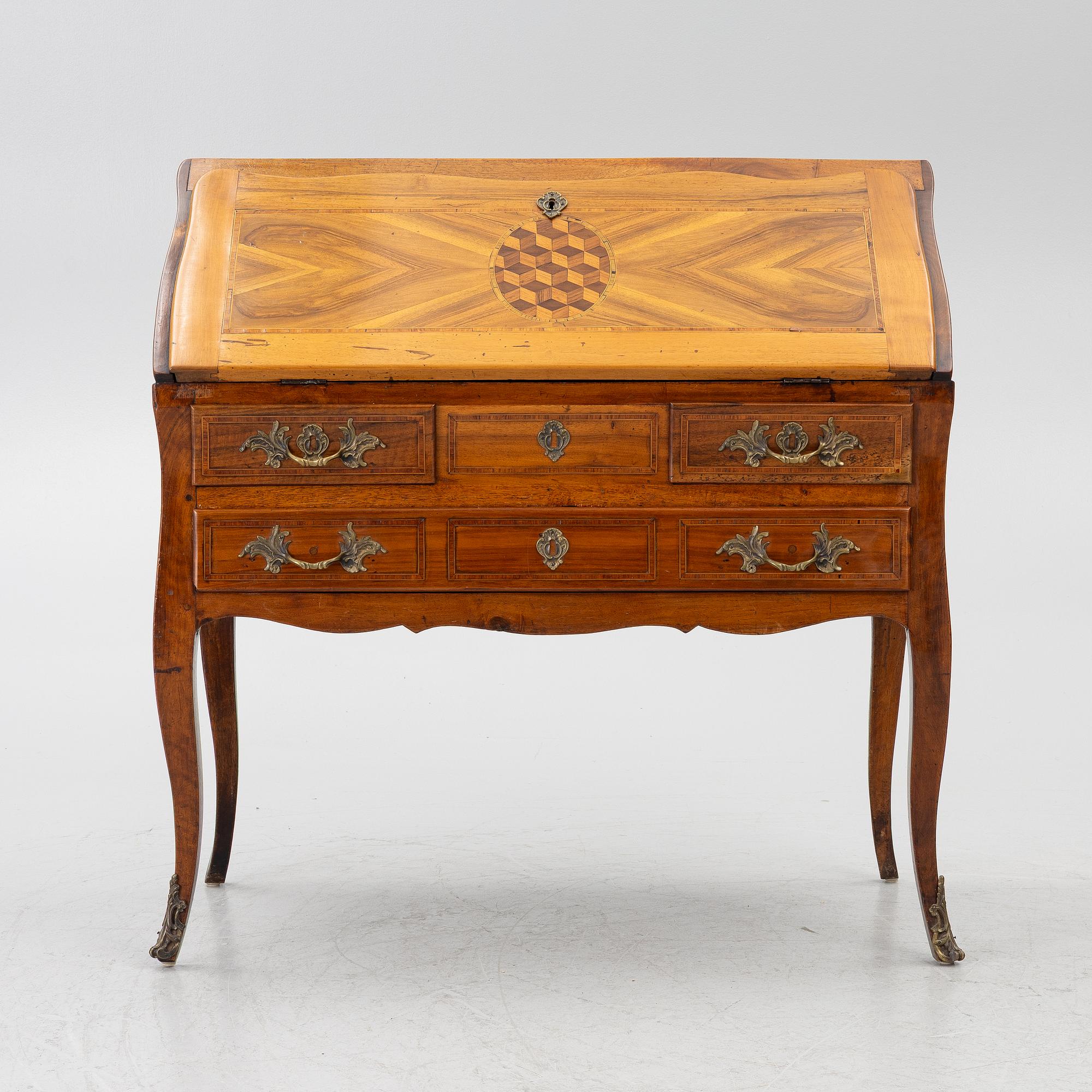 A writing desk, Louis XV, France, 18th Century.