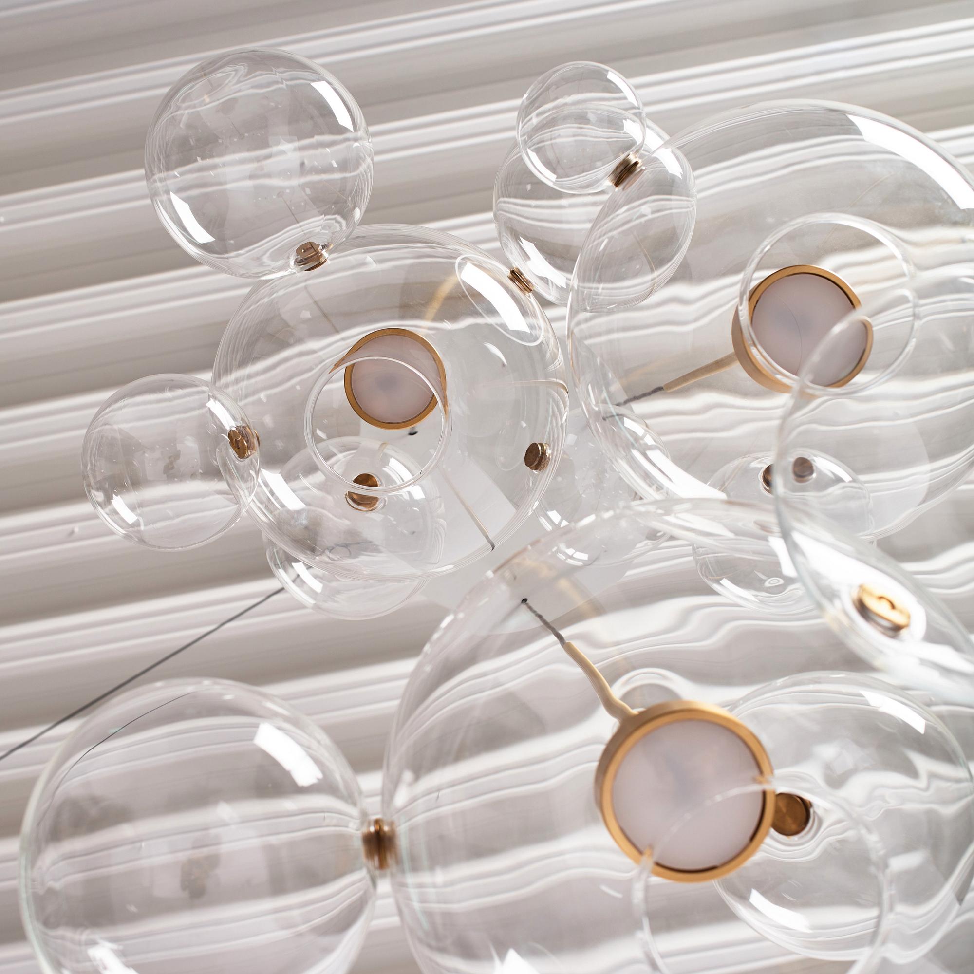 Giopato & Coombes, taklampa, "Bolle 14", Kalmar Werkstätten, för Firma Svenskt Tenn, efter 2015.