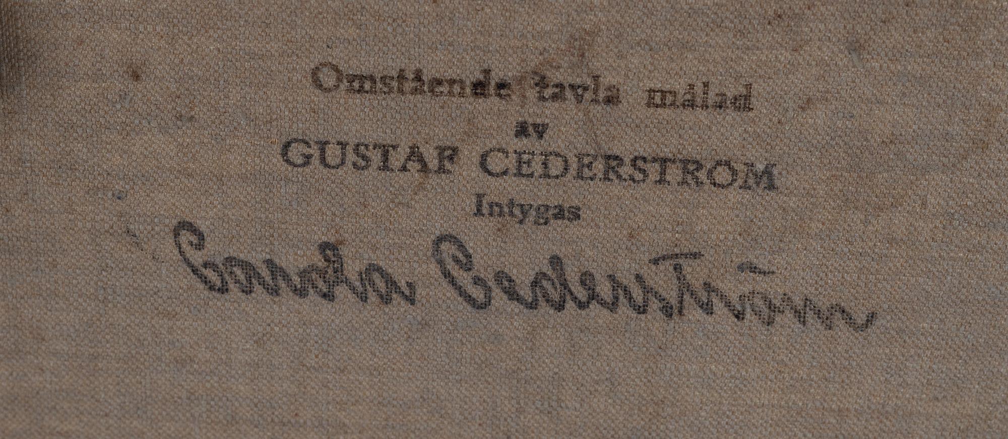Gustaf Cederström, Karolin, studie.