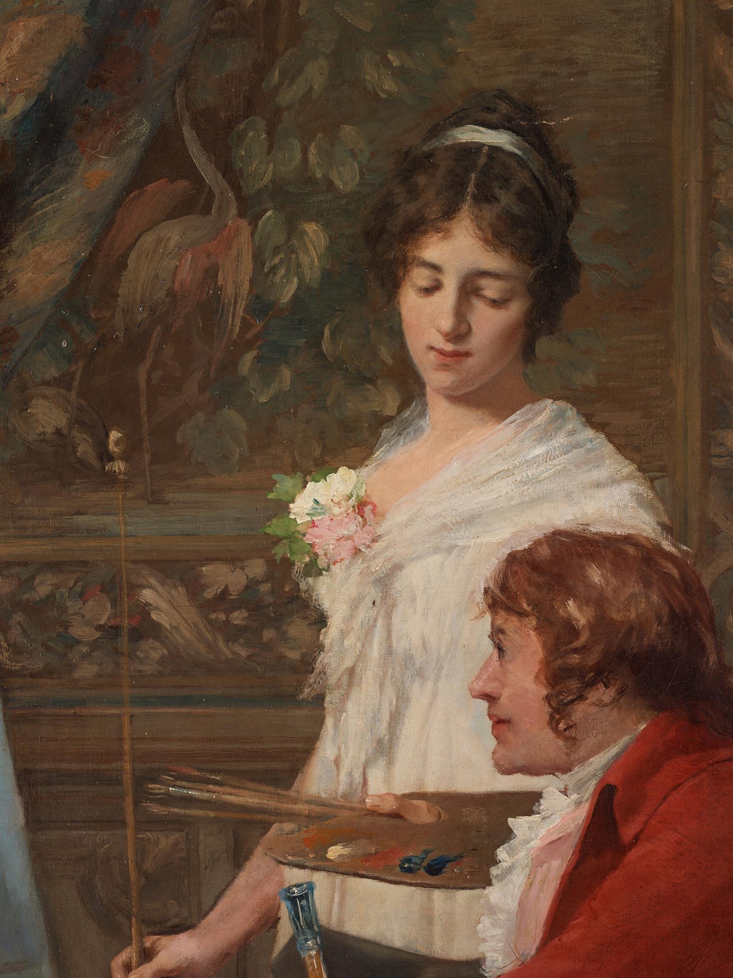 Georges Jules Cain, Framför staffliet.