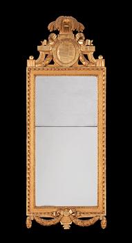A Gustavian mirror by N. Meunier, master 1754.