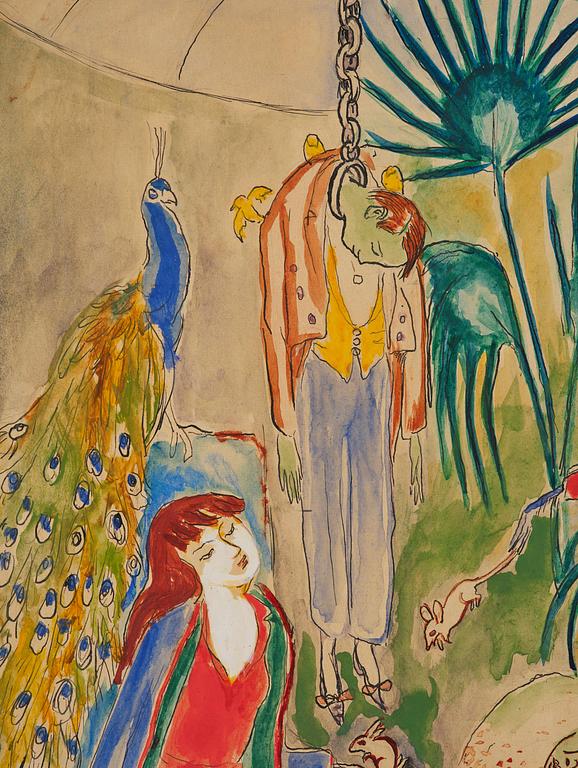 Nils von Dardel, "Visit to an eccentric lady".